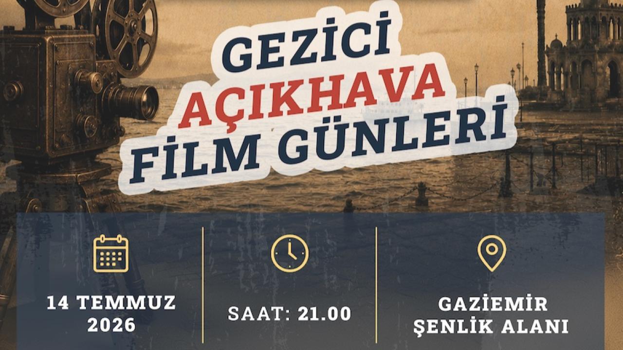 Gezici Açıkhava Film Günleri İzmir'i dolaşıyor