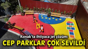 Konak’ta ihtiyaca jet çözüm: Cep Park’lar çok sevildi
