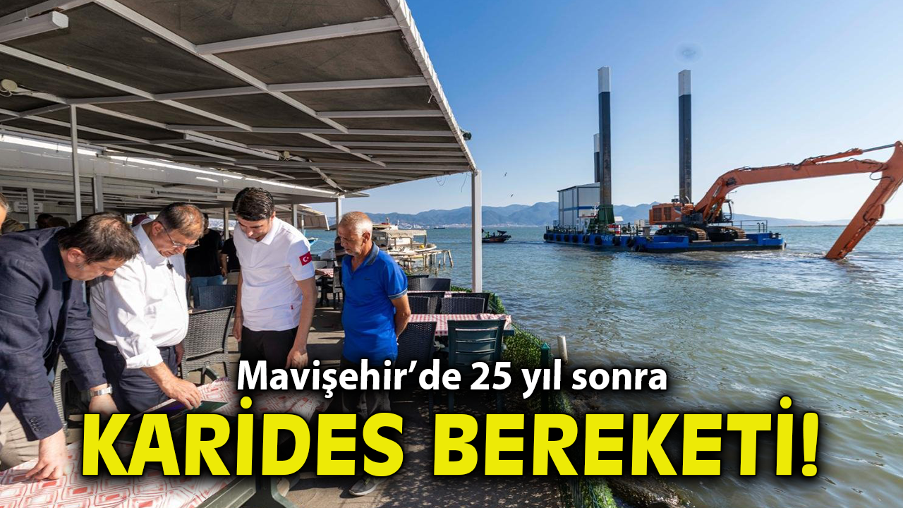 Mavişehir’de 25 yıl sonra karides bereketi